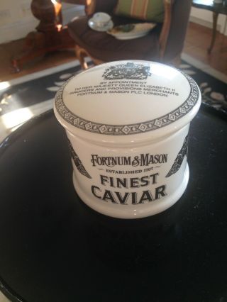 Rare Limited Edition Fortnum & Mason Caviar Jar