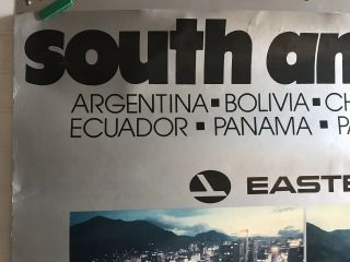 South America Eastern Airline Poster 30” X 40”