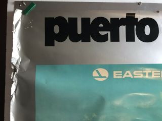 Puerto Rico Eastern Airline Poster 30” X 40”