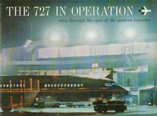 The 727 In Operation - Publicity Brochure
