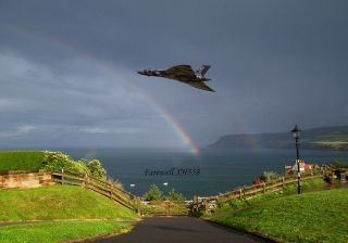 Avro Vulcan Over Robin Hood Bay Canvas Prints Various Sizes Delivery