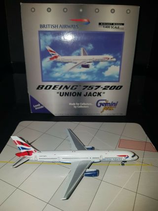 Gemini Jets 1:400 British Airways G - Bpej Boeing 757 - 200 Model Aircraft Big Bird