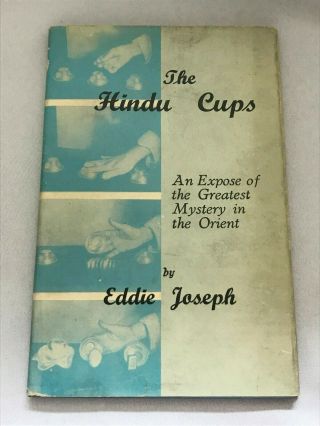 The Hindu Cups By Eddie Joseph,  Magic Book