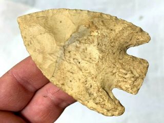 EXCEPTIONAL MEHLVILLE POINT BOONE CO. ,  MISSOURI AUTHENTIC ARROWHEAD ARTIFACT LM5 2