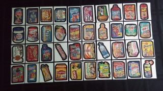 2007 Wacky Packages Ans6 Complete Set Of Sickers 1 - 80