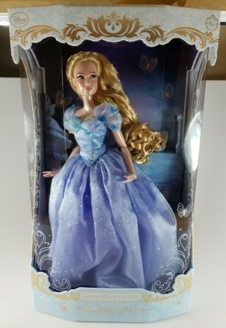 Authentic Disney Store Live Action Cinderella Limited Edition 17 " Doll 1 Of 5000