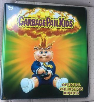 2012 Garbage Pail Kids Adam Bomb Rare Green Binder Official Collector Edition