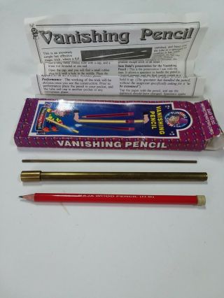 Vanishing Pencil Vintage Professional Magic Trick