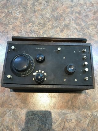Vintage Crosley Model 51 Regenerative Receiver Radio