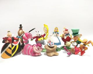 Japan Disney Tomy Choco Egg Full Set Alice In Wonderland Figure Miniature Rare