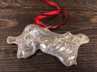 Towle Sterling Silver Christmas Ornament Angel 1998 Tree Decoration