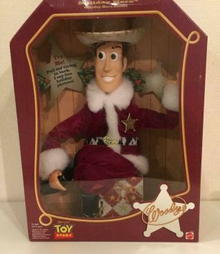 Toy Story Woody Santa Costume Holiday Christmas Mattel Rare Figure Doll F/s