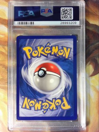 1999 Pokemon Game 63 Squirtle 1st Edition Shadowless PSA 9 Card 2