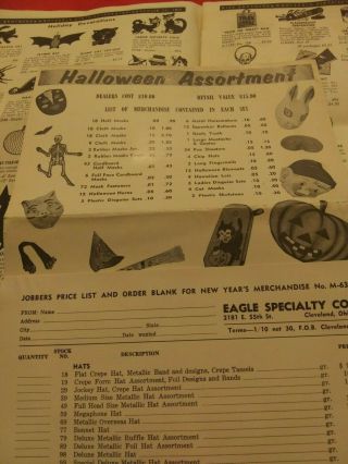 1950s Halloween Catalogs Price Lists Vintage Decorations Masks Costumes