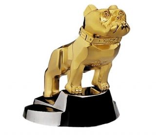 Mack Truck’s Gold Bulldog Paperweight Ornament