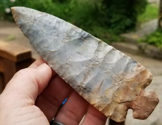INCREDIBLE DOVE TAIL Arrowhead SPEAR POINT NATIVE Indian Artifact OHIO Dovetail 5