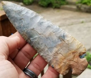 INCREDIBLE DOVE TAIL Arrowhead SPEAR POINT NATIVE Indian Artifact OHIO Dovetail 6
