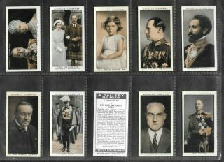Mitchell 1936 Scarce (personalities) Full 50 Card Set  A Gallery Of 1935