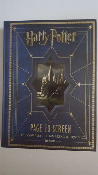 Harry Potter Page To Screen The Complete Filmmaking Journey Hardcover Mccabe