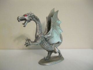 Rawcliffe Pewter DRAGON PP 833 Red Eyes Figurine 2