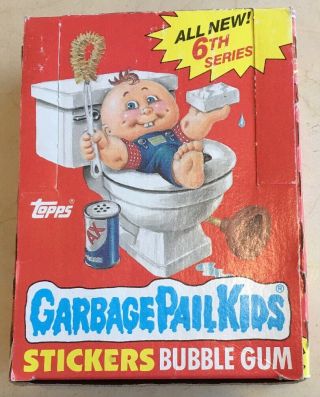 Garbage Pail Kids 6th Series Wax Box 48 Unsearched Packs 1986 Gpk