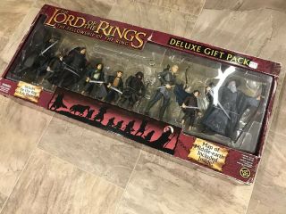 Fellowship Of The Ring Deluxe Gift Pack Red Box Lord Of The Rings Toy Biz