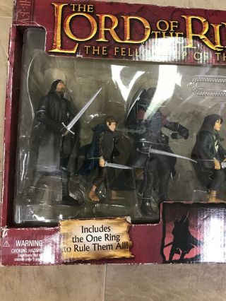 Fellowship of the Ring Deluxe Gift Pack Red Box Lord of the Rings Toy Biz 2