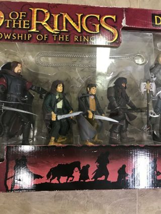 Fellowship of the Ring Deluxe Gift Pack Red Box Lord of the Rings Toy Biz 3