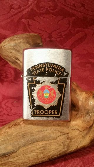 1998 Pennsylvania State Police Trooper Promotional Zippo Cigarette Lighter