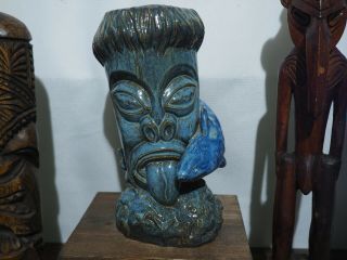 The Reef 1st Anniversary Tiki Mug By Eekum Bookum - 010 Custom Glaze