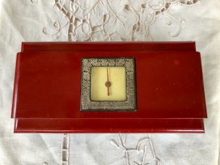 Vintage Bakelite Red & Black Trinket/cigar Box 1930’s