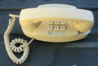 Vintage Princess Phone Ivory Western Electric Bell System 2702bmg Touch Tone Euc