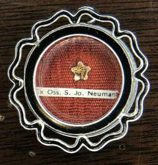 Vintage Saint John Neumann Reliquary Relic Theca Pendant S.  Jo.  Neumann,