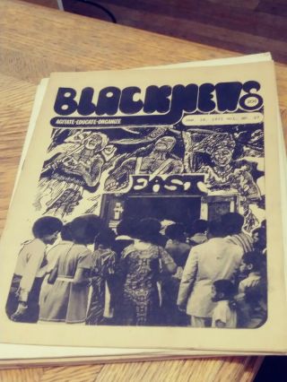 8 Black News Magazines African American publication c1973 2