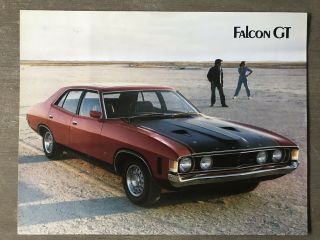 1972 Ford Falcon Gt Australian Sales Brochure/leaflet