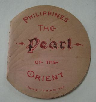 1908 Philippines Pearl Of The Orient Photo Booklet Cockfights,  Dog Meat Market