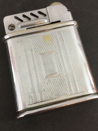 Vintage Pierre Viret Lift Arm Pocket Lighter - Lyon France - With Wind Guard