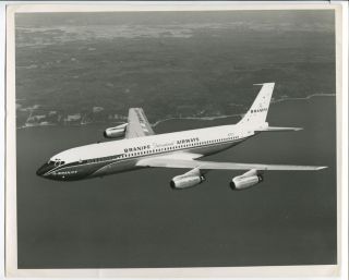 Braniff Airways Boeing 707 Large Photo N7071 - Crashed 1959