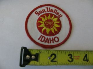Vintage Ski Patch Sun Valley Embroidered Idaho Ski Resort Nos Old Stock