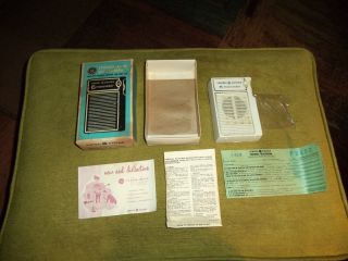 Vtg 1950s 1960s Ge 6 Transistor Portable Handheld Am Radio P946b & Box