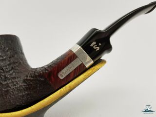 Stanwell Pipe of the Year 1995 Sandblasted Half Bent Dublin 9mm (Video in desc. ) 5