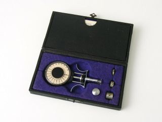 Vintage 1940s Harrington (schiotz) Tonometer Antique Ophthalmology Device,  Case