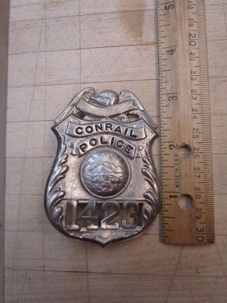 Obsolete Conrail Ohio Railroad Police Badge