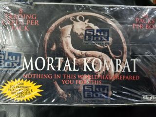 Mortal Kombat Trading Card Box From Skybox