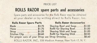 Vintage Rolls Razor Safety Razor Travel Kit [1927] - Made In England 6