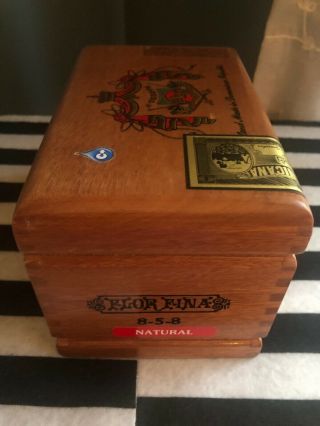 Arturo Fuente Flor Fina 8 - 5 - 8 Handmade Empty Wood Cigar Box 5