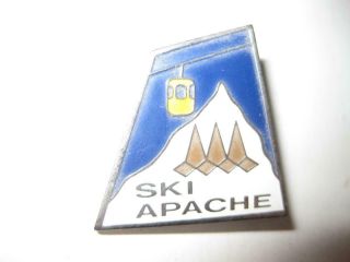 Ski Apache,  Mexico Skiing Pin 1980 