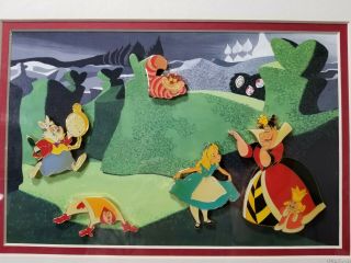 Disney Alice in Wonderland - Framed 5 Pin Set LE 456/1500 2