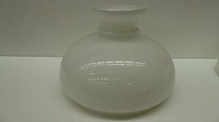 Antique White Milk Glass Shade Kero Lamp Banquet Table Lantern Victorian Oil