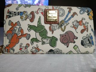 Disney Dooney And Bourke Toy Story Wallet - In - Hand,  Nwt